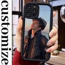 1pc Customized Unique Pattern Stepped Full Silicone Lens Protection Phone Case, Compatible With Apple 16, 15, 14, 13, 12, 11 Pro Max, Cat, Floral Glitter Pink, Burgundy Red Color, Fashionable, Multicolor, Matching Phone Case, Simple Custom, Personalized, Distinctive, Suitable As Birthday, Holiday, Father's Day, Thanksgiving, Halloween Gift For Friends, Family, Girlfriend