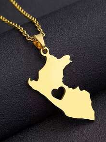 1pc Women's Vintage Peruvian Pendant Necklace, Versatile Style For Casual Occasions, Dating, Vacation - View 3