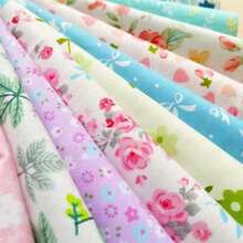 Flic-Flac 25pcs 8 X 8 Inches (20cmx20cm) Cotton Fabric Squares Quilting Sewing Floral Precut Fabric Square Sheets For Craft Patchwork (25pcs 20cm*20cm) - 25pcs 20cm*20cm - View 4