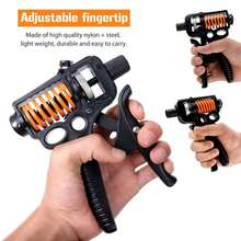 10-120Kg/5-165kg Hand Trainer Gym Training Hand Grip Exerciser Wrist Forearm Strength Adjustable Heavy Arm Carpal Power Expander - Black - View 6