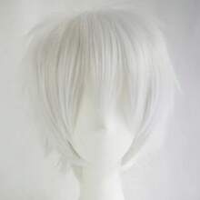 Peluca sintética de colores versátiles, pelucas de cosplay para hombres, conjunto de pelucas de anime, pelo corto volteado para cosplay PNN0 - número 1 - Ver 13