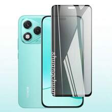 3IN1 For Honor 400 Lite Screen Protector Pack: Cream-Color Anti-Drop Phone Case, Screen Protector Film, Soft Film, Ceramic Film Lens Protector, Anti-Peep Tempered Glass Membrane - 4# 3IN1 - View 5