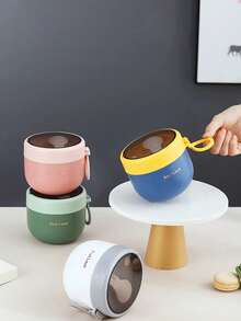 Oat Breakfast Cups, Yogurt Cups, Salad Cups, Bento Boxes, Waterproof Oat Containers, Portable Breakfast Containers, Reusable Large-Sized Breakfast Cups, Kitchen Accessories Are Ideal Choices For Home, School, Office Travel, And Outdoor Picnics, - Multicolor - View 5
