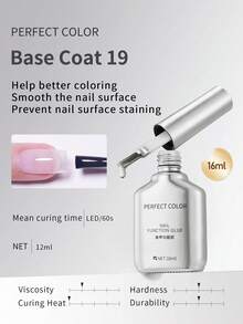 16毫升 2025升级版凝胶底油和封层，完美色彩凝胶指甲油，超亮泽持久，夏季美甲套装，可拆卸LED美甲灯，DIY设计，女士佳礼