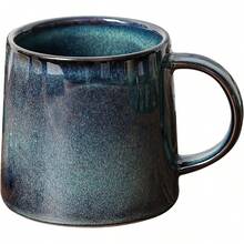 Large Ceramic Coffee Mugs, 20 - And Microwave Safe (Blue Green)-Holidaygift - Blue - View 8