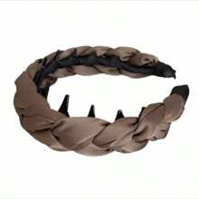 丝缎加厚宽齿梳发带女士，2025新款高端蓬松高冠可翻转头带，女士发带头带，发饰，发箍