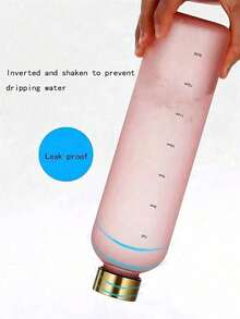 1 个大容量 1000ml 磨砂水瓶，刻度水杯，便携式防漏运动水杯，适合户外露营、驾驶、骑行 - 彩色 - 查看 4