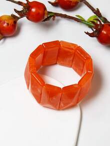 1pc Bohemian Style Colorful Elastic Bracelet, Gift For Women Suitable For Beach, Daily Casual, Party - Colorful Bracelets - View 33