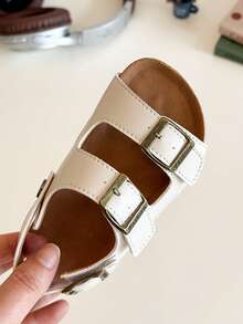 1 Pair Kids' Sandals, Summer New Open-Toe Soft Bottom Beach Toddler Shoes, 2025