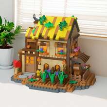 森林树屋积木套装,风车树屋积木套装,花园树屋积木套装,复古树屋积木,成人积木套装,创意拼装积木玩具模型,客厅摆件,橱窗摆件,书桌摆件,居家办公室桌面摆件,圣诞节,万圣节,情人节,母亲节,生日礼物,成人积木,成人拼图,积木 - 復古樹屋積木套裝6 - 查看 5