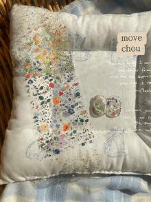 韩式手绘涂鸦美甲转印箔，拼贴碎花艺术贴花 - 彩色 - 查看 3