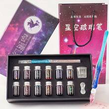 Glass Dip Pen Set, Calligraphy Dip Pen, Suitable For Art Painting, Writing, Drawing, Signing, Artist Gift - Sets - View 1