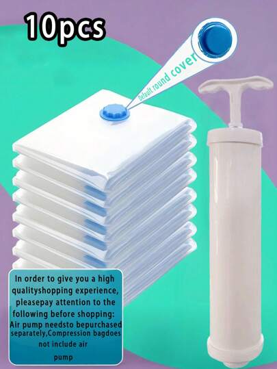 مجموعة مكونة من 10 قطع / 1 كيس ضغط تفريغ الهواء، كيس تخزين السفر، كيس تخزين الملابس، حقيبة أمتعة منزلية، كيس ضغط تفريغ الهواء قابل لإعادة الاستخدام يوفر 80% من المساحة، مناسب للمعاطف والقمصان والبطانيات والسراويل والمنازل وغرف المعيشة والخزانات والغرف النوم والحمامات وإكسسوارات السفر وتخزين العائلة وموسم العودة إلى المدرسة اليوم الوطني السعودي,اليوم الوطني,توزيعات اليوم الوطني السعودي شنطه,شنطه مدرسه,شنط مدرسيه للبنات منظمات,منظمات التسريحه,منظم اليوم الوطني السعودي,اليوم الوطني,هداياتخزين الملابس منظمي التخزين