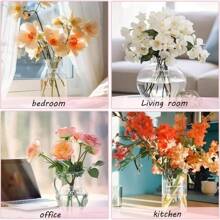 2 pièces Supports floraux en spirale en plastique transparent, accessoires d'art floral robustes pour décorations de centres de table lors de fêtes et mariages