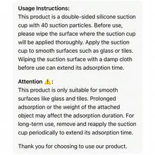 1 Pack 40pcs Double-Sided Silicone Suction Cups, Powerful Adsorption Hands-Free Phone Holder, Essential For Phone Filming