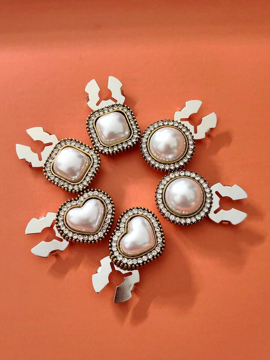 2 件衬衫纽扣套花朵袖扣套花朵袖扣夹纽扣适用于礼服婚礼礼服装饰纽扣服装配饰礼品 - 花 - 查看 1