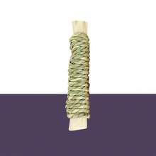 1 pieza Rollo de hierba tejida para mascotas, juguete para masticar, aperitivo, hierba de agua tejida, apto para conejos, cobayas, hámsters