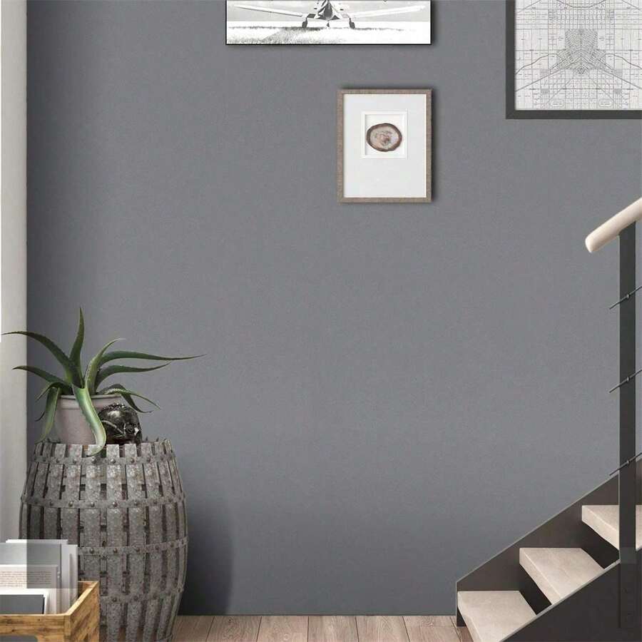 1 Cuộn Giấy Dán Tường Tự Dính Màu Trơn Mờ, Chất Liệu Vinyl, Thích Hợp Cho Phòng Khách, Tường Nhấn Phòng Ngủ, Trang Trí Nhà Cửa, Kệ Sách, Bàn Ăn, Trang Trí Tủ, Cải Tạo Nhà Bếp, Có Thể Dùng Để Trang Trí Phòng, Giấy Dán Tường, Trang Trí Phòng, Trang Trí Tường