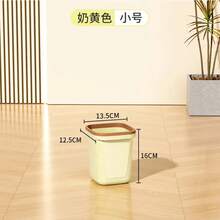 Cubo de basura minimalista sin tapa, estante para basura, cubo de basura de cocina, cubo de basura doméstico, cubo de basura de hotel - B X - Ver 3