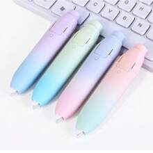 1 pièce/4 pièces Ruban correcteur de couleur de dégradé rêveur, ruban correcteur personnalisé avec nom/texte/logo, ruban correcteur de type pression, tête d'extension de couleur macaron mignonne de type pression, cadeau de retour à l'école personnalisable, anti-perte, retour à l'école, fournitures de bureau personnalisées, fournitures scolaires, papeterie de bureau scolaire, fournitures scolaires pour enfants, ruban correcteur, style , couleur, petite taille, grande capacité, mignon, mini, silencieux, retour à l'école