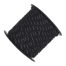 50/100m cuerda de paracord reflectante multifuncional de núcleos 550 de 4 mm para camping, supervivencia, EDC, cuerda de paracaídas, lanyard, cuerda de rescate LGLG - Negro - Ver 3