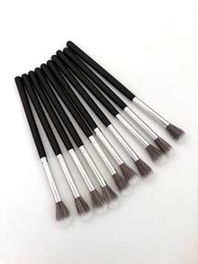 10pcs/6pcs/2pcs Soft And Fluffy Eyelash Shampoo Brushes, Suitable For Washing, Lengthening, Cleaning Eyelashes, Shower, Makeup Eyelash & Eyeshadow Brush Set,Eyebrow Brush,Eyeshadow Brush,Spoolie,Spoolie Brush