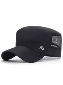 1 sztuka letniej oddychającej czapki z siateczki, koreański regulowany płaski kapelusz przeciwsłoneczny, lekka czapka baseballowa z ochroną UV na zewnątrz, czapka cargo, oddychająca i szybkoschnąca czapka sportowa na świeżym powietrzu, do biegania, jazdy na rowerze i wędrówek