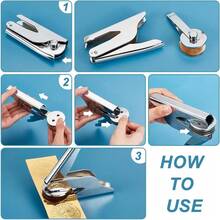 Custom Book Embosser, Personalized Embosser Stamp,Book Embosser,Scrap Booking Embosser, Personalized Envelopes Embosser, Book Lover Gift, School Supplies,Back To School - Multicolor - View 6