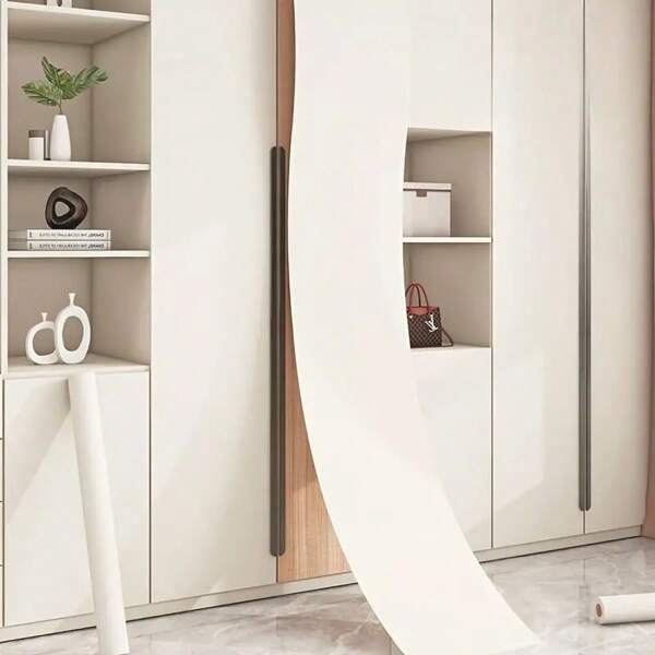 1 rolo de papel de parede adesivo de textura fosca de cor sólida Macaron, papel de parede autoadesivo de vinil, decoração de parede de fundo para sala de estar, quarto, estante, mesa de jantar, armário, móveis, encadernação de cozinha, decore sua casa, papel de parede, adesivos de parede, decoração de quarto, decoração de parede