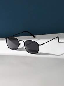 Lunettes de soleil polarisées, monture rétro rectangulaire en métal à la mode, design classique pour les sports de plein air, le cyclisme, les voyages, la plage, la conduite, la pêche, protection UV d'été, unisexe