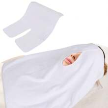 1/2/5 pièces Serviettes faciales en forme de U, design fendu, serviette d'esthéticienne douce, gant de toilette en polaire de corail pour les salons de beauté, les soins de la peau et les centres de spa. Serviettes faciales en forme de U, design fendu, serviette d'esthéticienne douce, gant de toilette en polaire de corail pour les salons de beauté, les soins de la peau et les centres de spa. Retour à l'école pour le salon de beauté, la salle de bain à la maison