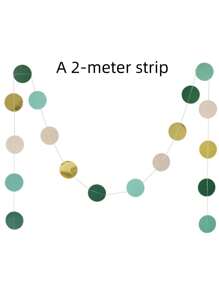 قطعة/قطعتين من أكاليل السندان الخضراء لتزيين أجواء الحفلات، الأعراس، أعياد الميلاد، الخطوبة، الأعراس العزوبية، التخرج، ديكورات المعلمين، لوازم أعياد الميلاد والأعراس والحفلات
