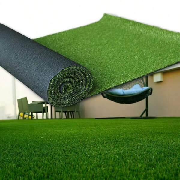 1pc Artificial Lawn Grass Mat, Fake Turf Rug For Yard, Garden, Wedding Outdoor Decor