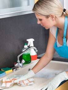 5/12pcs Kitchen Double-Sided Dishcloth Checkered Scrubbing Cloth Multi-Functional Cleaning Cloth Car Cleaning Wiping Cloth (Random Color)