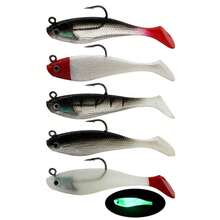 Soft Lures, Including Herring-Shaped Minnow Swimbaits, Pre-Loaded Jighead Swimbaits, Suitable For Bass, Trout, Striped Bass, Weakfish, Sinking Jigheads, Freshwater/Saltwater Applicable, Fishing Gift For Men - Multicolor - View 11