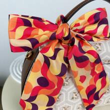 彩色几何图案时尚丝带包包配件鞋带 - 黃色 - 查看 5