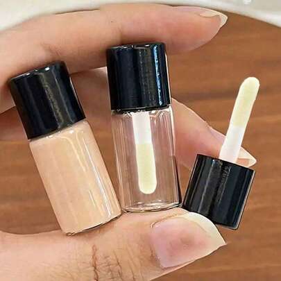 1/3/5Pcs Mini Travel Bottles For Liquid Foundation & Concealer&Lip , 4ml/0.1oz - Portable Cosmetic Containers With Twist-Top Caps, Fragrance-Free, Ideal For Makeup Samples & Toiletries Vacation Travel Accessories Summer Travel Essentials,Makeup,Cheap,Room Decor,Vanity,Travel,Bedroom,Makeup Accessories,Cheap,Stocking Stuffers,Makeup,Makeup Tools,Cheap Stuff,Gifts,Gifts For Women,Christmas Gifts,Giveaways,Travel,Cheap Stuff,Travel Essential