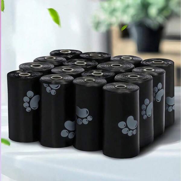 300 stuks/20 rollen hondenpoepzakjes, lekvrije vuilniszakken voor huisdieren, geschikt voor honden die buiten lopen (multi-specificatie) Dikke lekvrije hondenpoepzakjes, geschikt voor het schoonmaken buitenshuis, essentiële benodigdheden voor huisdieren