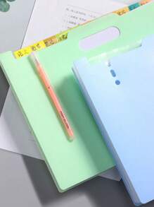 Pasta Sanfona com 13 Bolsos, Organizador de Documentos Vertical, Suporte para Provas de Estudante, Pasta de Arquivo Tamanho A4 de Grande Capacidade, Armazenamento de Escritório de Mesa, De Volta às Aulas, Material Escolar