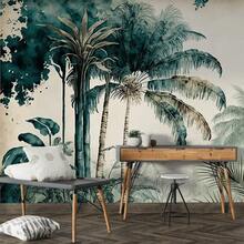 Elegant Tropical Foliage Wallpaper BY ROLLS CHOOSE THE QUANTITY YOU WANT - CHIỀU CAO: 2.20M x RỘNG: 50CM (1 CUỘN) - Xem 5