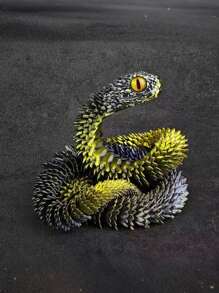 3D Snake Toy With Movable Joints, Lifelike Crawling Animal Snake In Various Colors, Ideal Gift (Eye Color Random)