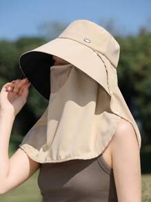 1 Versatile Hat With Wide Brim, Good Breathability, Protects Neck, Covers Face, Sun-Shading & UV Protection, Sweet & Fashionable, Suitable For Outing, Travel, Outdoor Activities, Cycling, Hiking