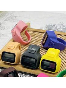 1 Stück elektronischer Ring Zähler Tally Zähler Mittlerer Osten Arabisch Digital Praktischer Finger Ring Zähler Stressabbau Zähler