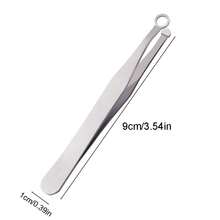 1pc Stainless Steel Push-Down Circular Nose Hair Clip, Round Nose Hair Trimmer, Mustache & Eyebrow Tweezer