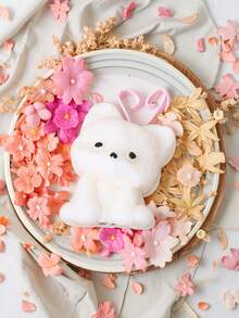 1 件香薰蜡烛宠物狗形状蜡烛适用于卧室和客厅装饰、生日礼物、节日庆祝、可爱的创意氛围、纪念品、动物形状蜡烛、带香味的摄影道具，手工制作，采用升级的香薰蜡烛工艺，此礼盒系列非常适合朋友和家人。