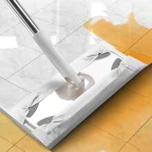 Flat Mop, Slouchy Mop, Dual-Use Dry And Wet, Kitchen And Bathroom Tile Hardwood Composite Floor Dust Removal Mop, Electrostatic Precipitator Mop Supplement, Cleaning Supplies, Cleaning Tools, School Supplies