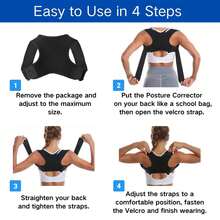1pc Adjustable Multi-Function Physical Training Suspender, Suitable For Men , Posture Corrector Back Brace, Invisible Chest-Opening Shoulder Strap, Breathable Anti-Hunchback Waist Belt, Sitting Posture Adjuster Neck And Shoulder Support-Ideal For Daily Wear, Collarbone Stabilization-Promotes Healthy Posture Exercise Waist Belt Suitable For Workout Home Sports And Walk