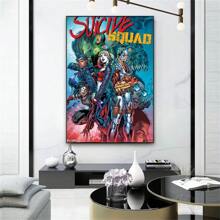 WB 1/10PCS SUICIDE SQUAD Classic Vintage Posters Decoration Painting Wall Art Kawaii Room Decor HD Quality Poster Wall Art Painting Study Nordic Home Decor House Bar Room Wall Decor Movie Figures Home Decoration Painting Wall Art Bedroom Cartoons Decor Wallpaper Wall Bedroom Decoration - Frameless
