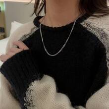 1pc Edgy Punk Inspired Twisted Spiked Thorns Metal Barbed Wire Chain Bracelet Necklace For Men - Statement Necklaces With Gothic Style, Adjustable Length, And Masculine Design