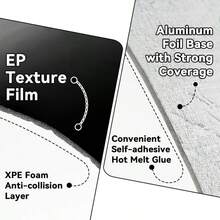 WAPANE Peel And Stick Wallpaper Border Bathroom Waterproof 393.7 In X 3.9 In Mirror Frame Border Sticker Self Adhesive Wall Edging Lines Foam Wall Base Moulding Trim For Home Decoration, Black